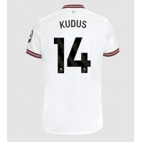 Camisa de time de futebol West Ham United Mohammed Kudus #14 Replicas 2º Equipamento 2023-24 Manga Curta